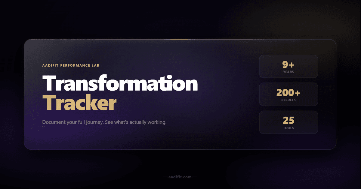 Body Transformation Tracker: Document Your Journey | AadiFit